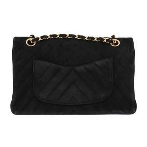 Chanel Suede Bag Chain Shoulder Black
